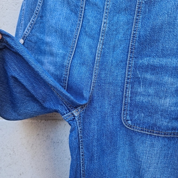 La Vie Rebecca Taylor | Drapey Wide Leg Trouser Jeans Size 27 - Picture 4 of 12